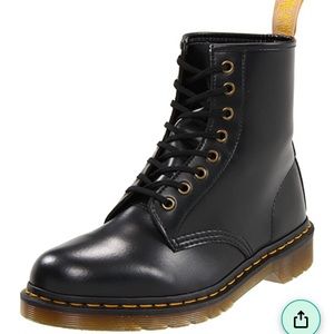 NIB Vegan Doc Marten Black Combat Boots